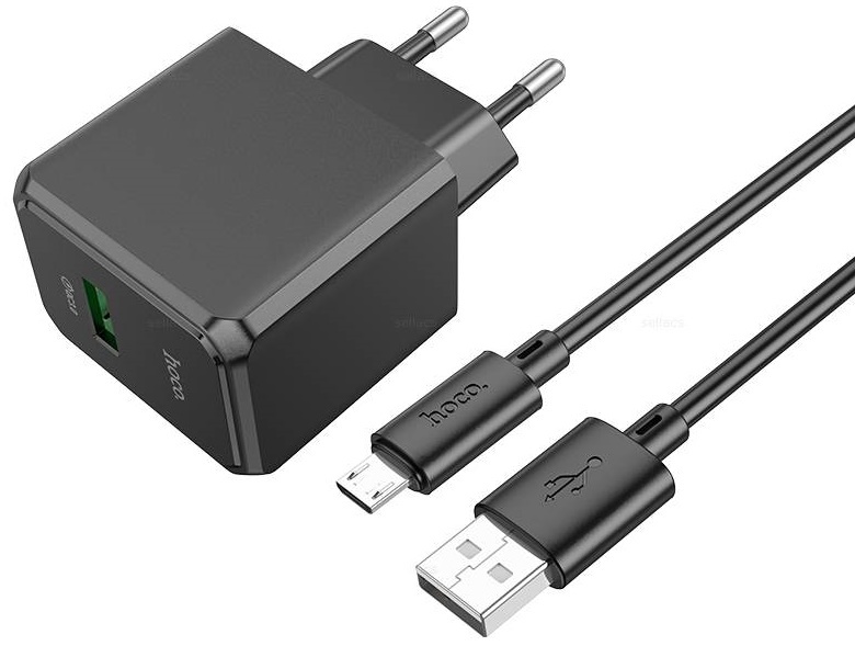 Зарядное устройство Hoco CS12A Ocean Micro-USB Black