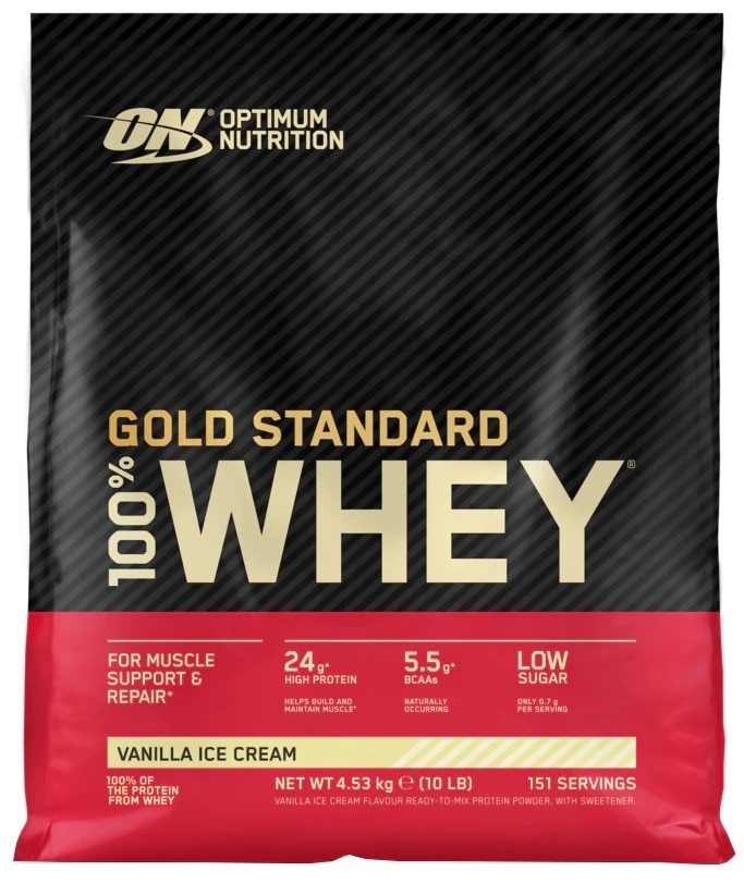 Протеин Optimum Nutrition Gold Standard 100% Whey Vanilla Ice Cream 4540g