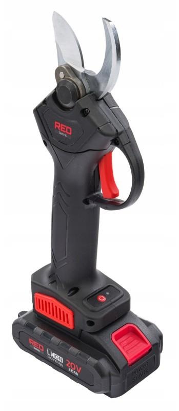 Секатор аккумуляторный Red Technic RTSA0063