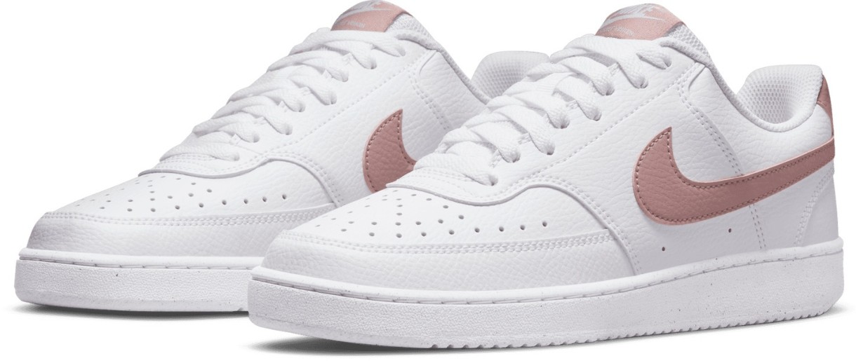 Кеды женские Nike W Court Vision Low Nn White/Pink Oxford, s.38.5