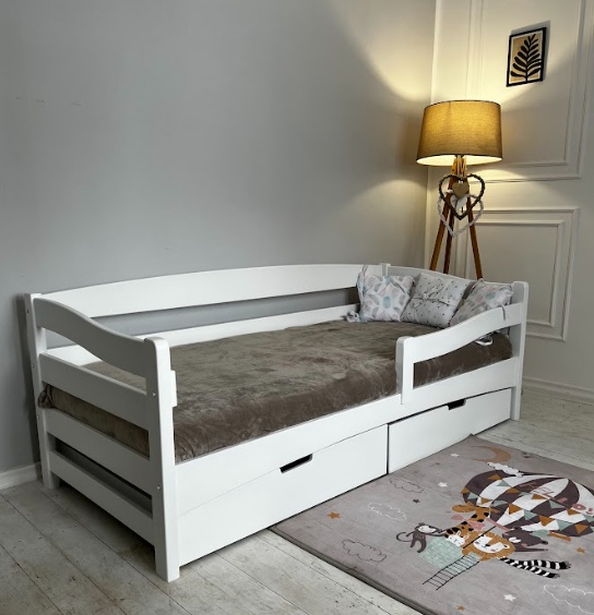 Детская кровать Гойдалка Afina White/Buk (1B710-1)
