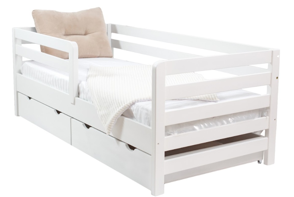 Детская кровать Гойдалка Aurora White/Buk (1B519-1)