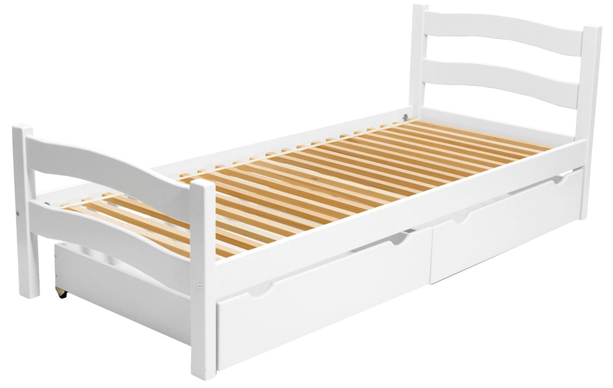 Детская кровать Гойдалка Paris White/Buk (1B419-1)