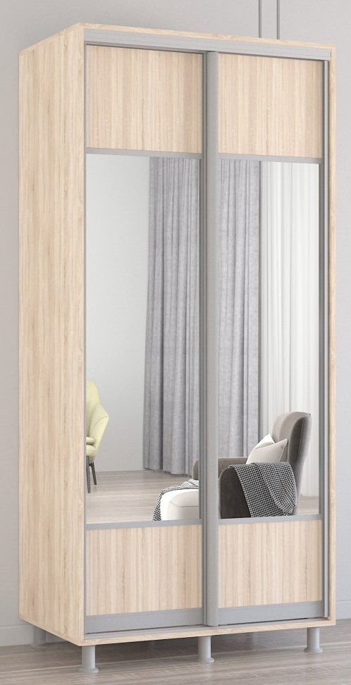 Шкаф-купе Mobildor-Lux Aron 100x210 (3025 Stejar Sonoma) K1