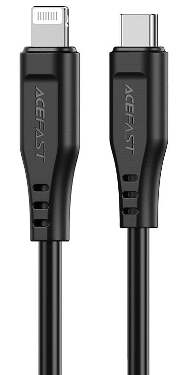 USB Кабель Acefast Type-C to Lightning 1.2m Black (C3-01)