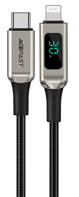 USB Кабель Acefast Type-C to Lightning 1.2m Silver (C6-01)