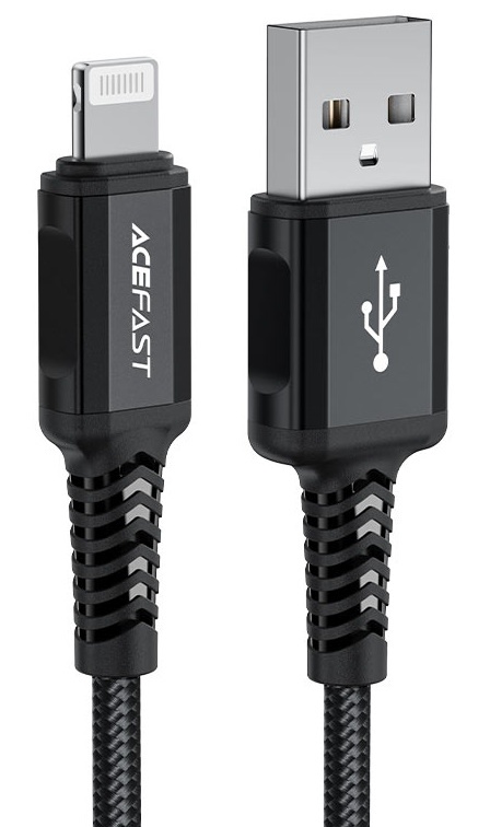 USB Кабель Acefast USB to Lightning 1.8m Black (C4-02)
