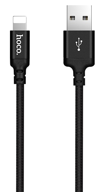 Cablu USB Hoco X14 Times speed Lightning 1m Black