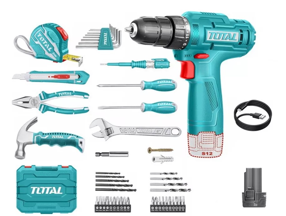 Set scule de mână Total Tools THKTHP10892