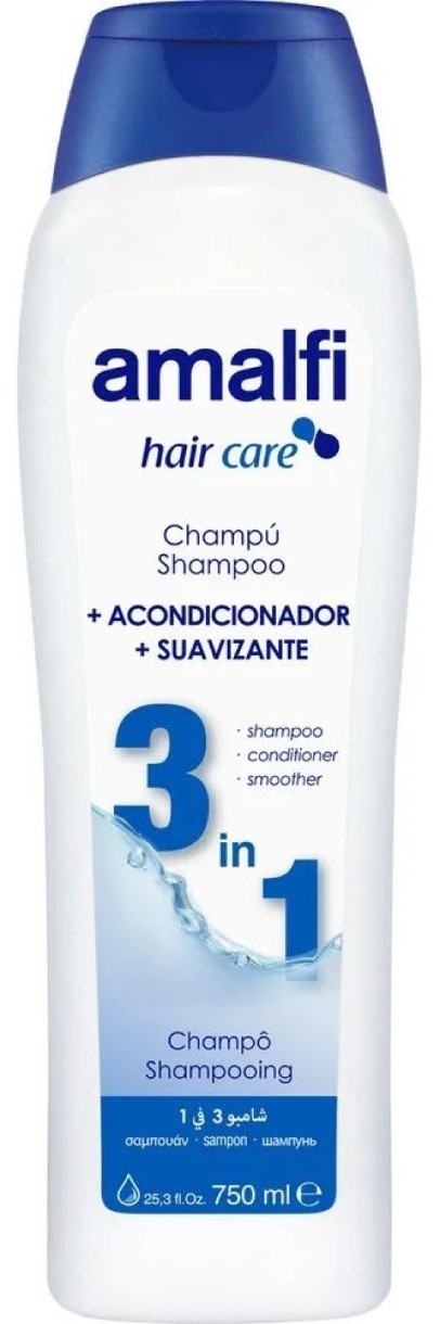 Шампунь для волос Amalfi Hair Care 3in1 Shampoo 750ml