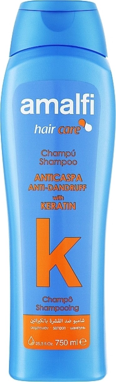 Шампунь для волос Amalfi Hair Care Anti-Dandruff Keratin Shampoo 750ml