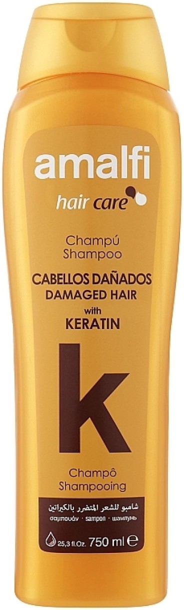 Șampon pentru păr Amalfi Hair Care Damaged Hair Keratin Shampoo 750ml