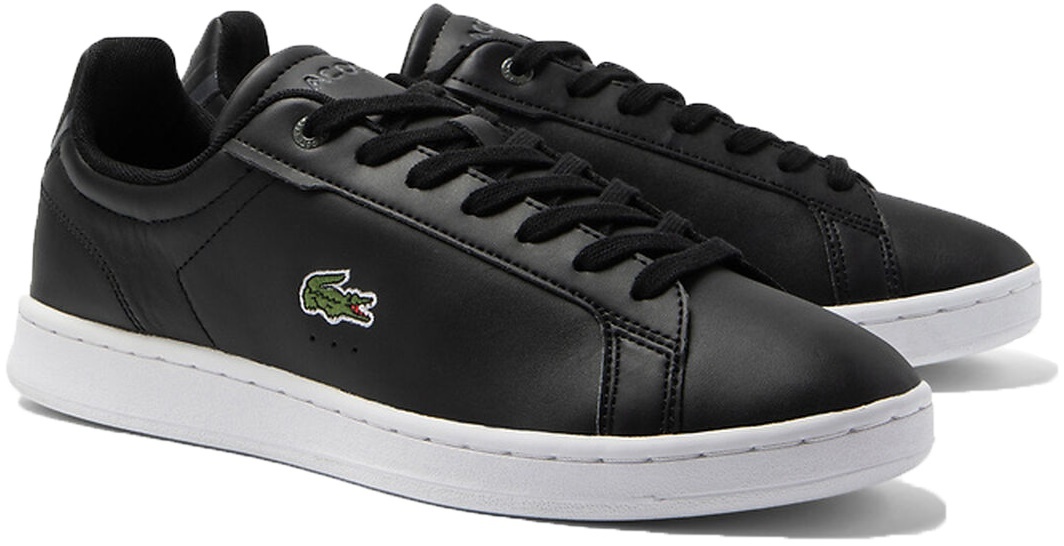 Ghete pentru bărbați Lacoste Men's Carnaby Pro BL Leather Tonal Black 40.5