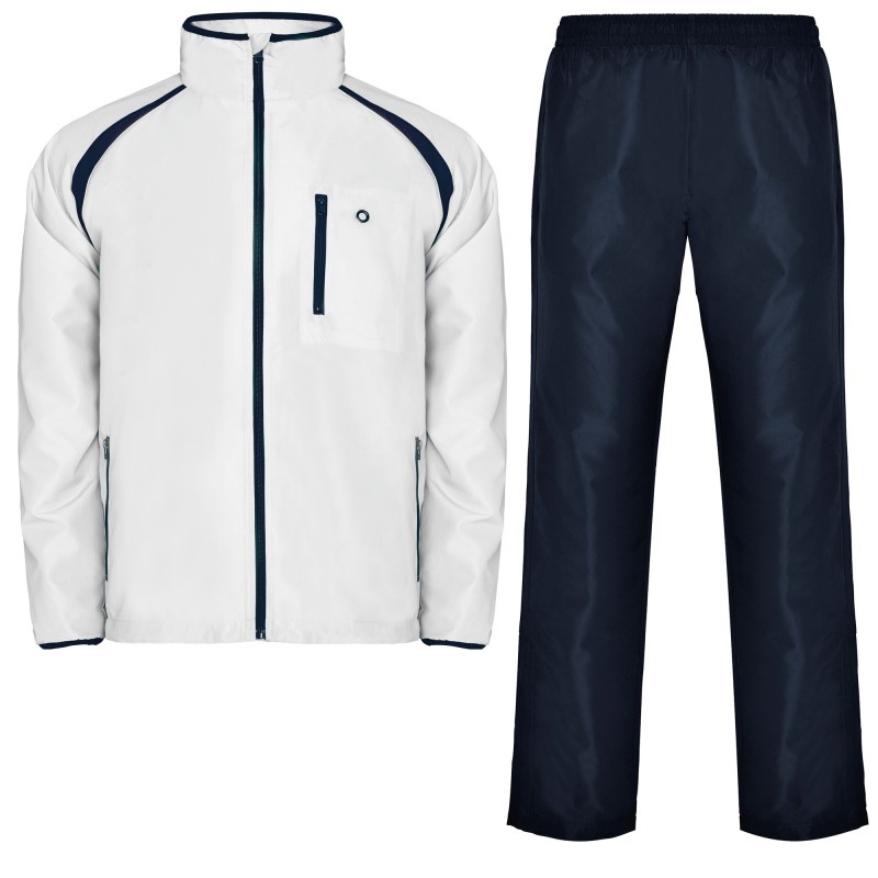 Costum sportiv pentru bărbați Roly Denver 0303 White/Navy Blue L
