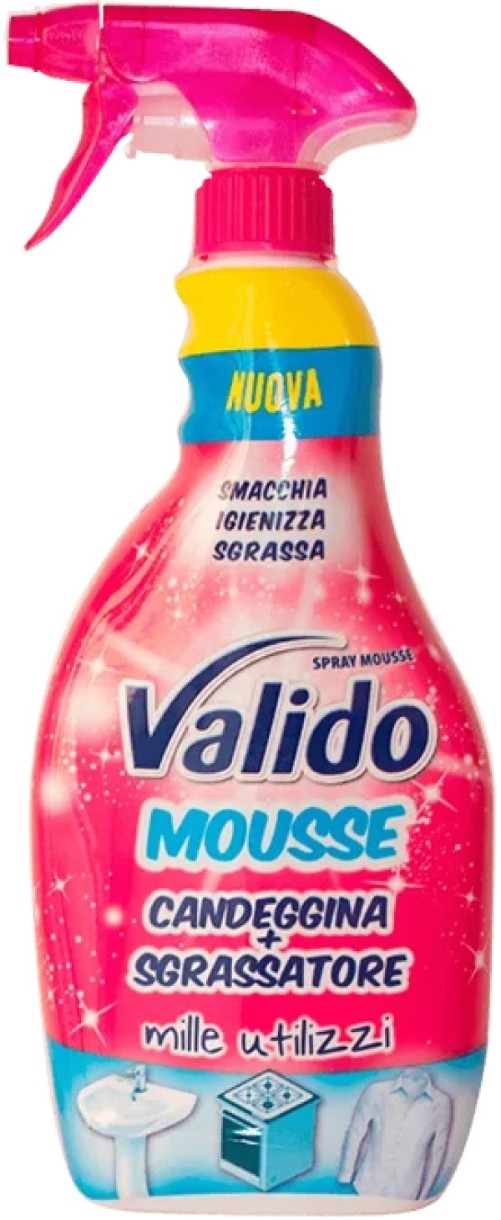 Средство для очистки покрытий Valido Candeggina Sgrassatore Mousse 750ml