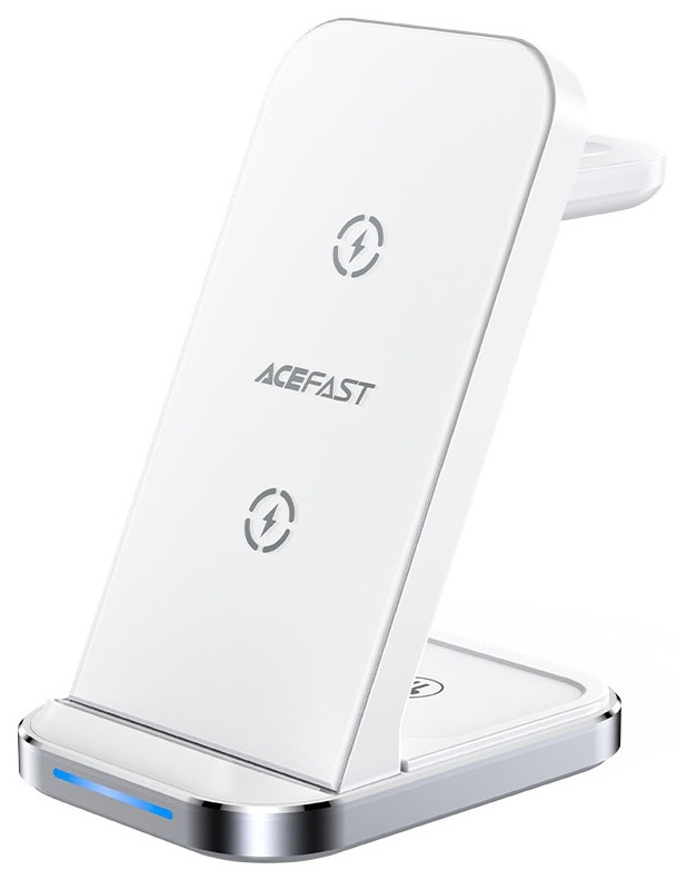 Încărcător Acefast E15 Desktop 3-in-1 White