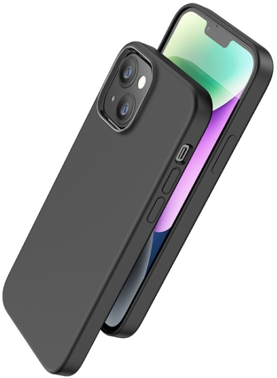 Чехол Hoco Pure Series Silicone Magnetic Protective Case iPhone 15 Plus Black