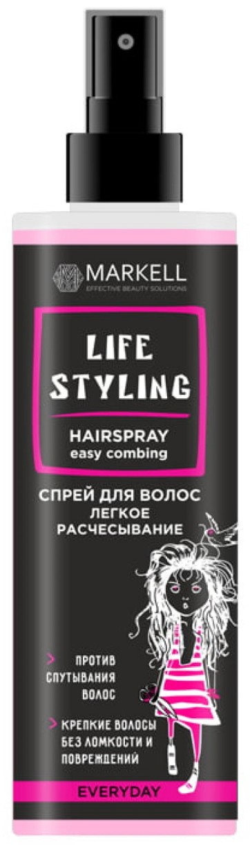 Spray pentru păr Markell Life Styling Easy Combing 195ml