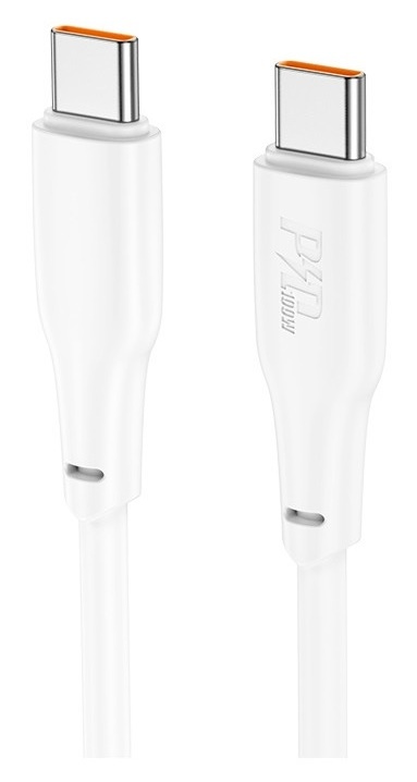 USB Кабель Hoco X93 Force 100W Type-C to Type-C 2m White
