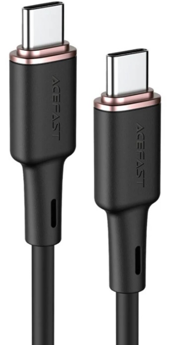 USB Кабель Acefast Type-C to Type-C 1.2m Black (C2-03)