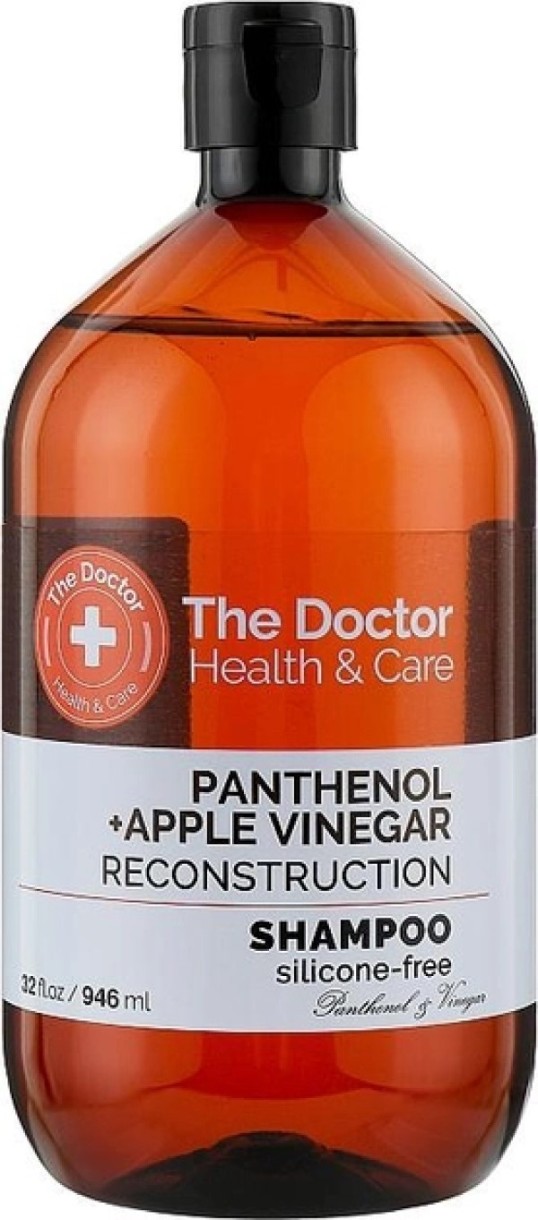 Șampon pentru păr The Doctor Health & Care Panthenol+Apple Vinegar Shampoo 946ml