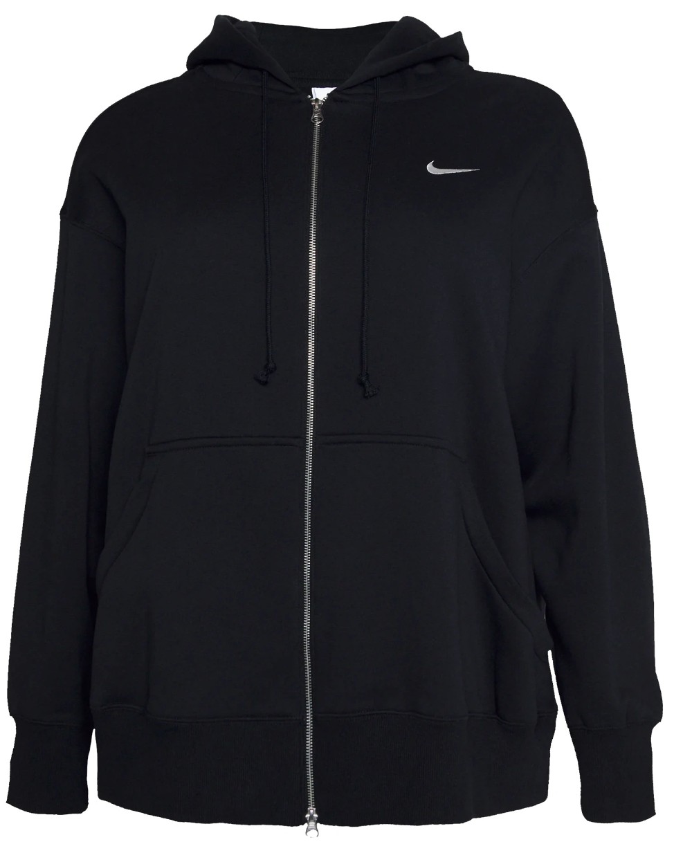 Женская толстовка Nike W Nsw Style Flc Fz Hoodie Os Black S