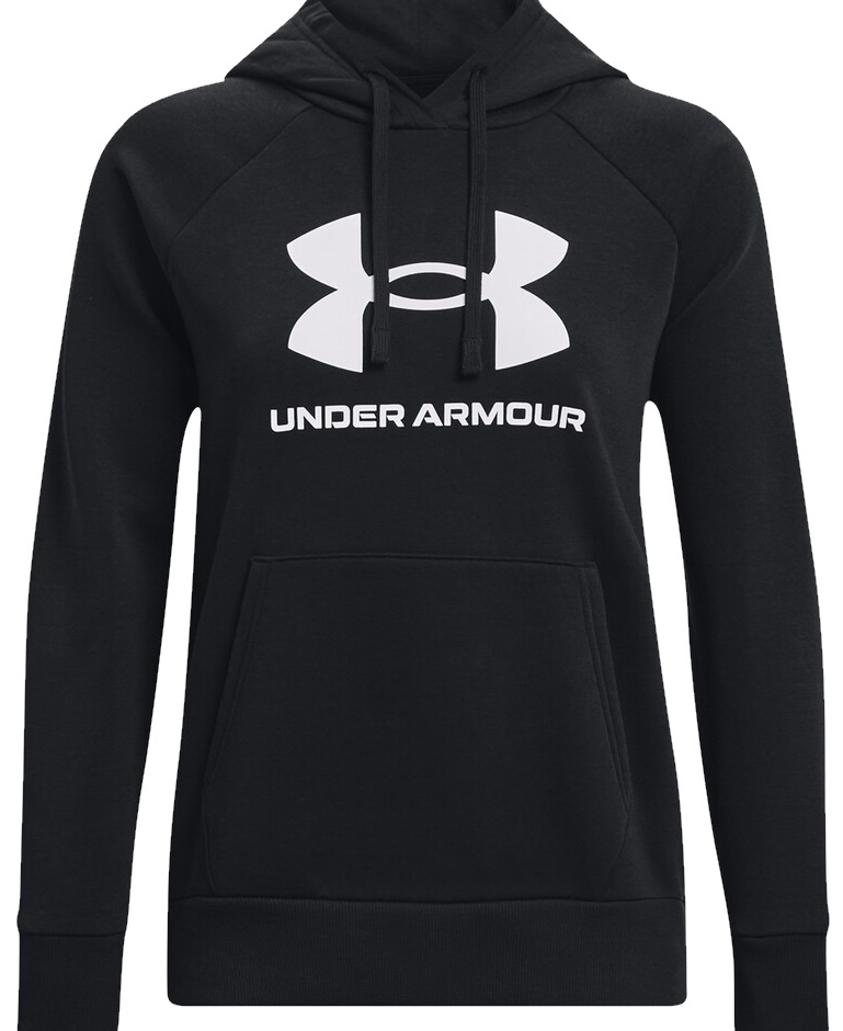 Женская толстовка Under Armour Rival Fleece Big Logo Hdy Black XS