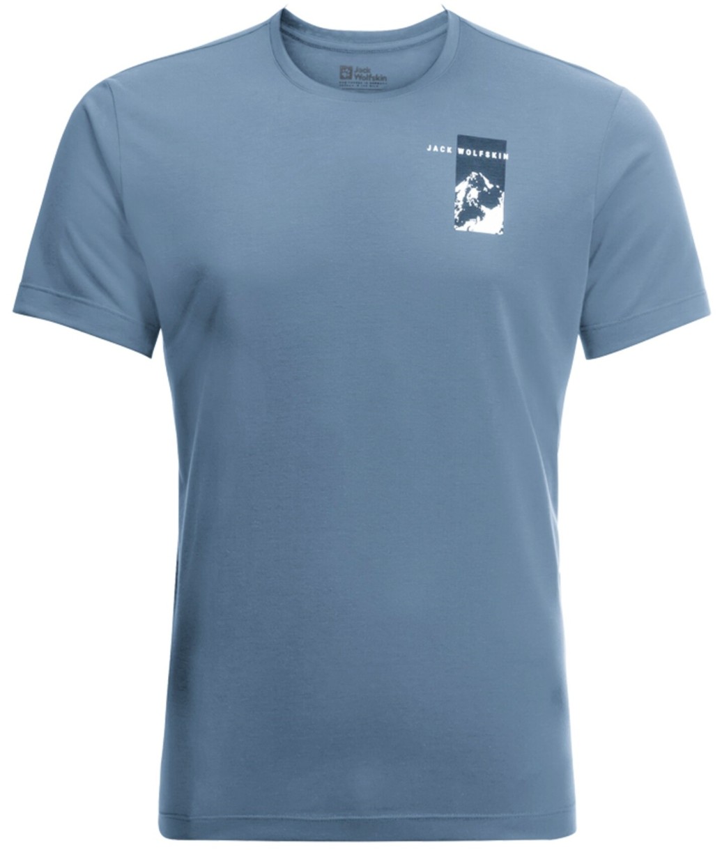 Мужская футболка Jack Wolfskin Vonnan S/S Graphic T M Elemental Blue L