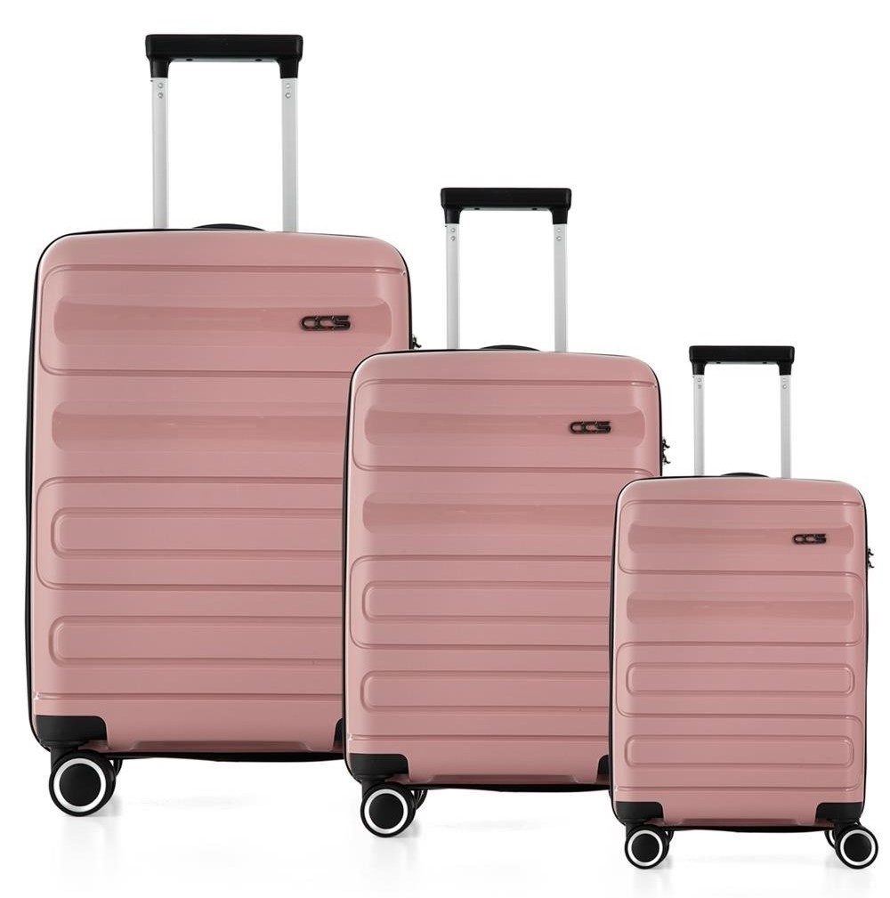 Комплект чемоданов CCS 5225 Set Powder