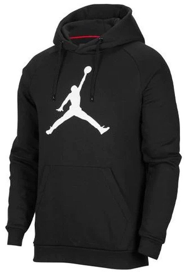 Hanorac pentru bărbați Nike Jordan Jumpman Logo Flc Po Black M