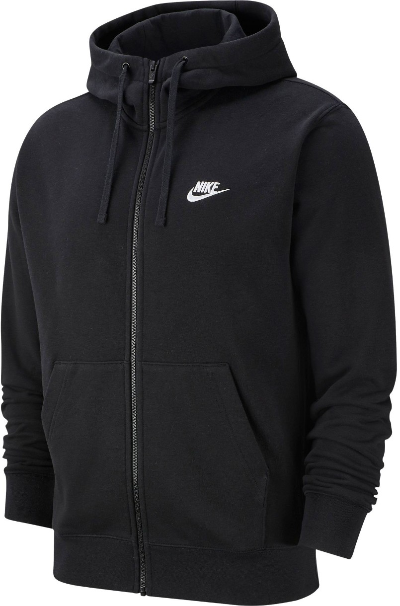 Мужская толстовка Nike M Nsw Club Hoodie Fz Ft Black XL