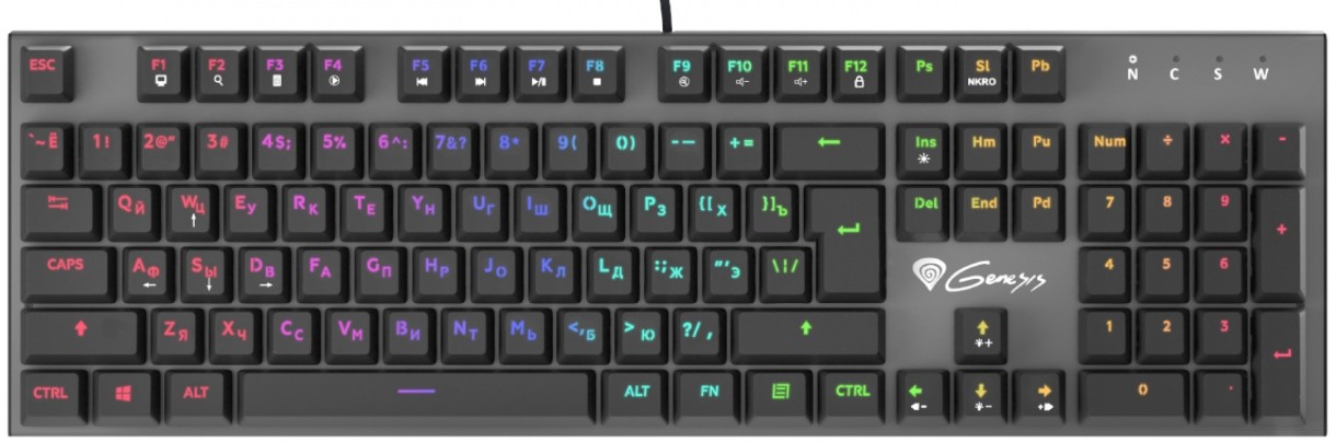 Tastatură Genesis Thor 300 RGB Limited RU (NKG-1465)