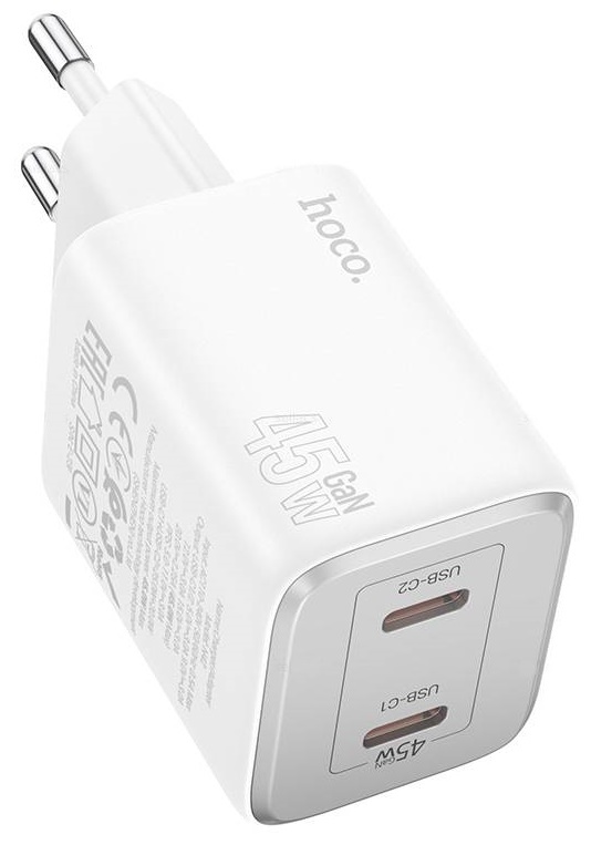 Зарядное устройство Hoco N42 Elogiado PD45W White