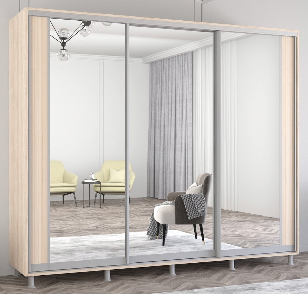 Шкаф-купе Mobildor-Lux Aron 260x240 (3025 Stejar Sonoma) K2