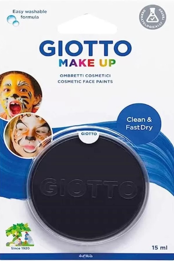 Краска для лица Giotto Makeup Black 15ml F474836