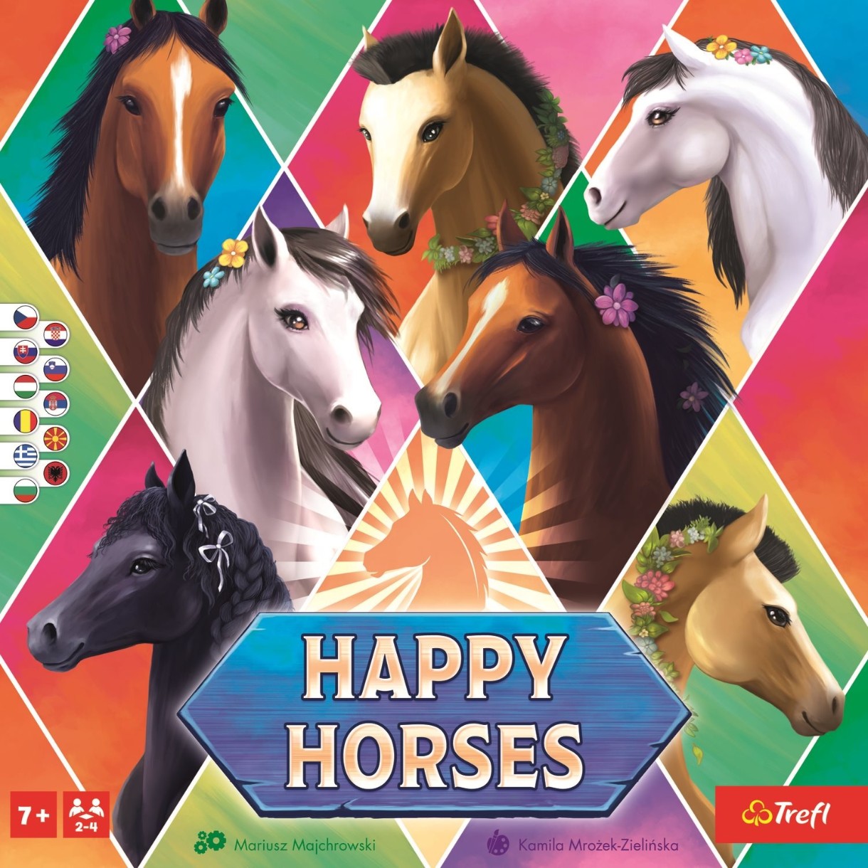 Joc educativ de masa Trefl Happy Horses (02520)