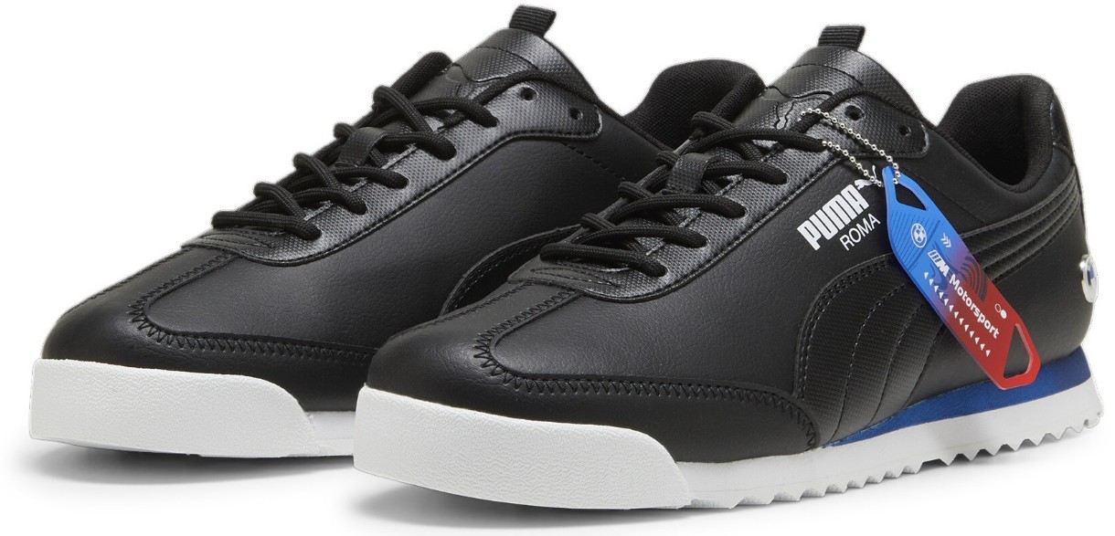 Кроссовки мужские Puma Bmw Mms Roma Via Puma Black/Cool Cobalt 46
