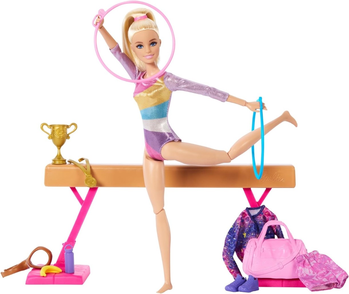 Păpușa Barbie Gymnastics Doll HRG52