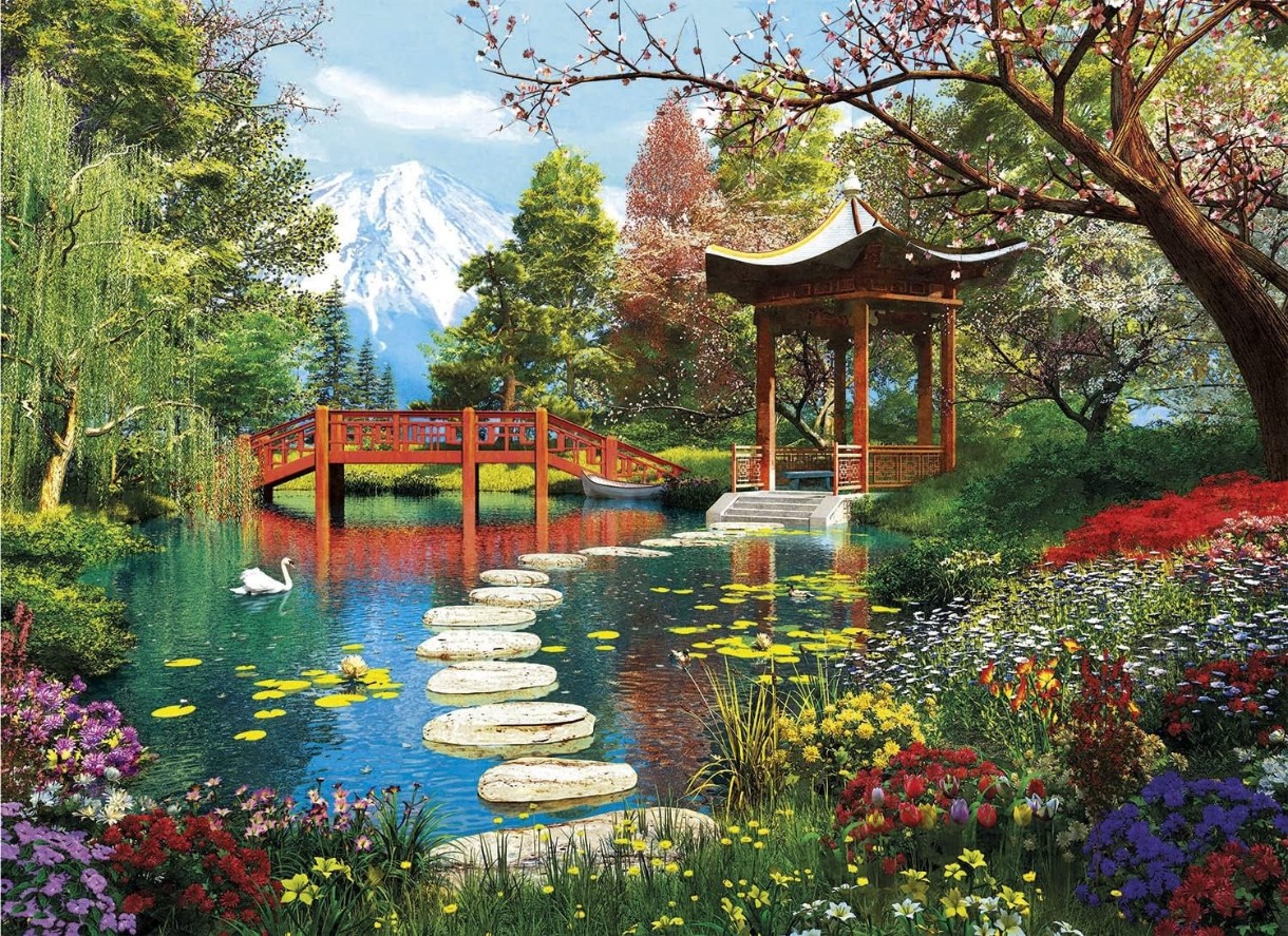 Пазл Clementoni 1000 Fuji Garden (39910)