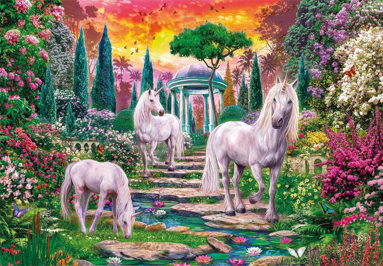 Пазл Clementoni 1000 Garden Unicorns (32575)
