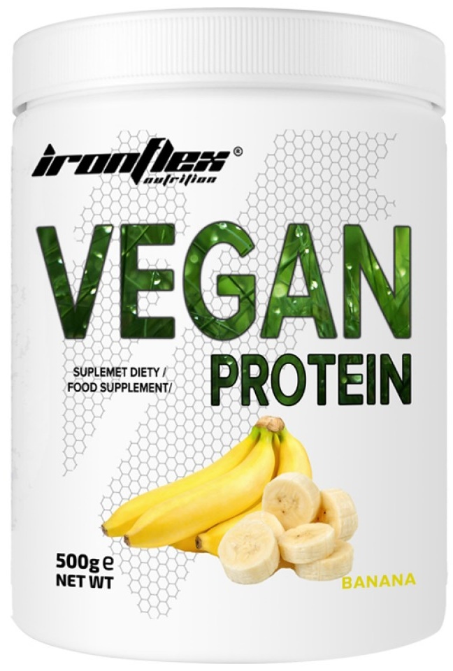 Протеин IronFlex Vegan Protein 500g Banana