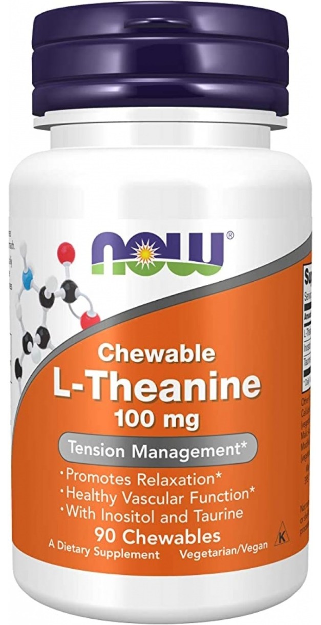 Аминокислоты NOW L-Theanine 100mg 60cap
