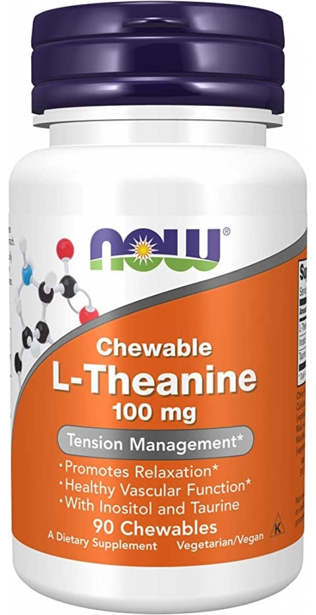 Aminoacizi NOW L-Theanine 100mg 60cap