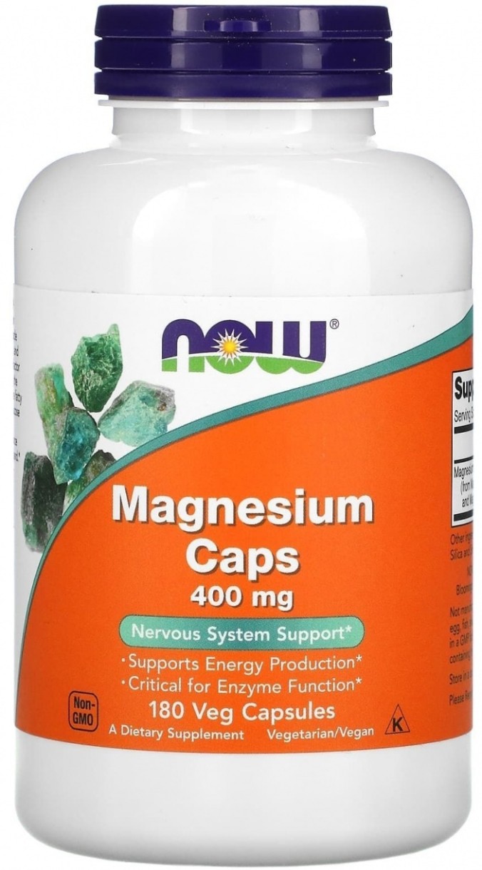 Витамины NOW Magnesium 400mg 180cap