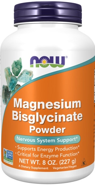 Витамины NOW Magnesium Bisglycinate Powder 227g