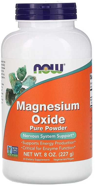 Vitamine NOW Magnesium Oxide Powder 227g