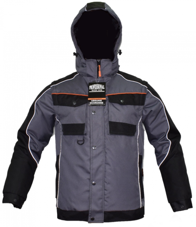 Jacheta de lucru Art.MaSter Professional Win OX Black/Steel/Orange XXXL