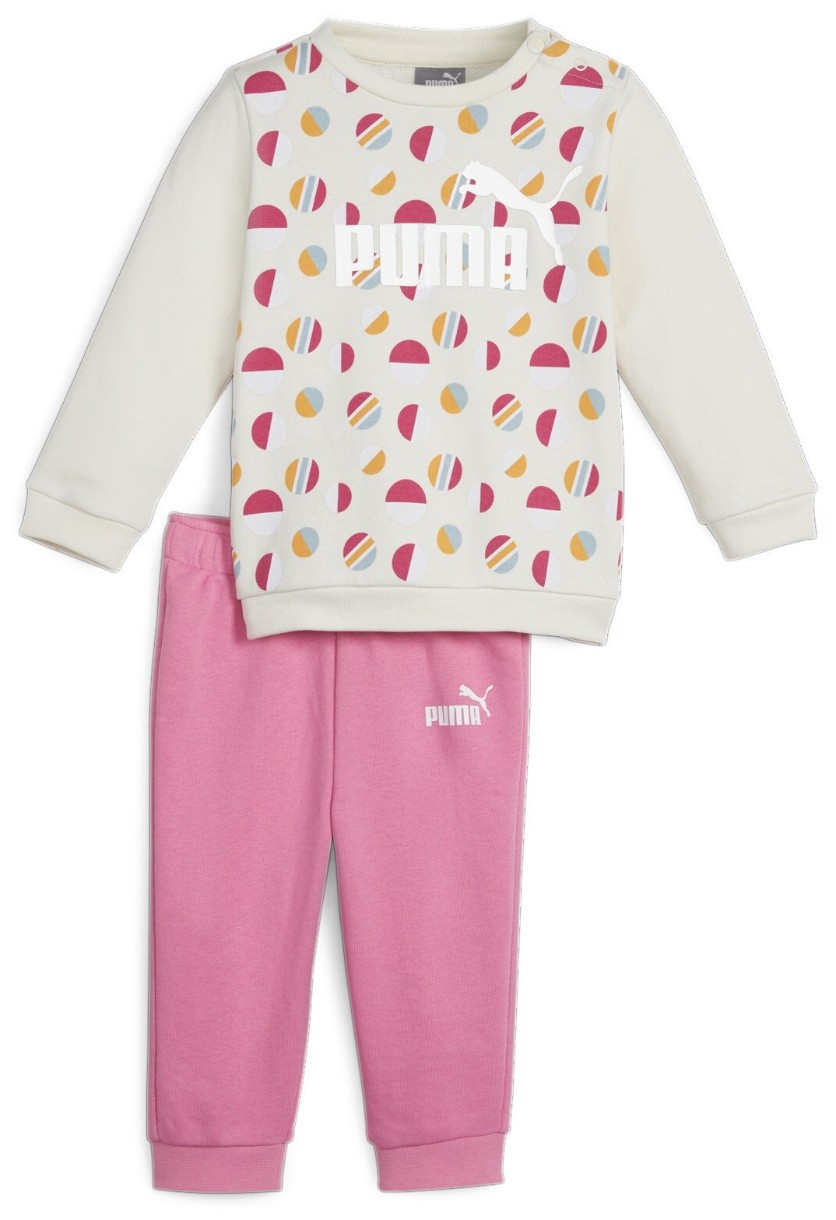 Costum sportiv pentru copii Puma Ess+ Summer Camp Infants Jogger Tr Sugared Almond 98