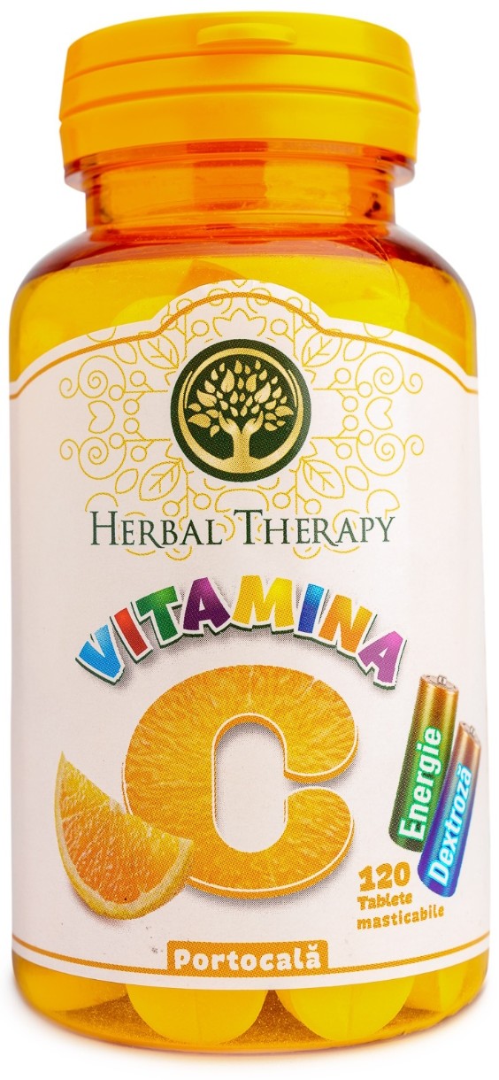 Витамины Herbal Therapy Vitamina C 100mg 120tab Orange