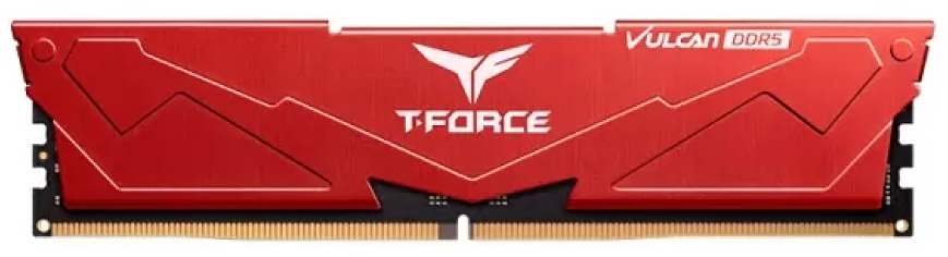 Оперативная память Team T-Force Vulcan 32Gb DDR5-6000M Red (FLRD532G6000HC38A01)